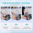 VIOMI® RO Water Filtration System, 9 Stage Reverse Osmosis Water Filter, 600GPD, NSF/ANSI 372&53&42 Certified, 3:1 Tankless Reverse Osmosis System Under Sink with Faucet,TDS PFOS&PFOA Reduce