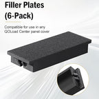 Breaker Cover Plate for Schneider Electric Squared D by Filler Plates HOMFPCP Circuit Breaker Cover 1 inch 6-Pack