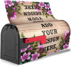 Custom Personalized Mailbox Covers Add Photo Picture Family Name House Address Text Magnetic Mail Cover for Home Garden Yard-8