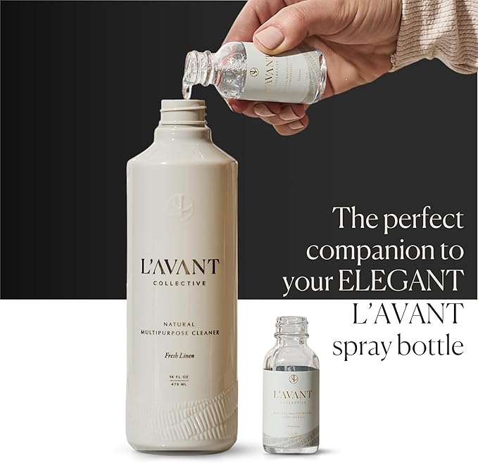 L'AVANT Collective Multipurpose Surface Cleaner Refill (1 Pack) | Provides a Powerful Clean to Remove Grease & Grime | Fresh Linen Scent | 1 FL oz