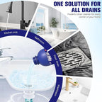 Pipe Bobo Drain Cleaner 10.6OZ, Professional-Grade Drain Clog Remover for Kitchen Sink, Powerful Unclogging, Unclog drains, clog remover, Shower, Tub, Compatible with All Pipe Materials