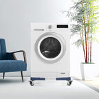 WBD WEIBIDA Adjustable Furniture Dolly with 4 Dual-Locking Wheels, Universal Washing Machine Base Stand, Square Appliance Mover for Refrigerator, Mini-Fridge, Washer & Dryer, Moving Cart