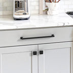 10 Pack 10"(256mm) Matte Black Cabinet Pulls Kitchen Cabinet Handles Drawer Pulls Cupboard Hardware for Cabinets CK0078