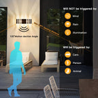 Motion Sensor Outdoor Wall Light Fixture Up Down Porch Lights Modern Dusk to Dawn Exterior Sconce Wall Mount Outside Coach Lantern for House Front Door Garage (Include 2 Free Dimmable Bulbs)