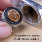 Faucet Aerator 2.2 GPM Plugin Restrictor Replacement Parts For Bathroom or Kitchen Plug-In Aerator (8 Sets With Gasket)