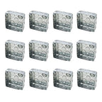 12 Pack 4" Square Electrical Box, 1-1/2'' Deep Metal Electrical Box, 21.0 Cu. in. Capacity, Electrical Junction Box, Galvanized