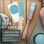 AMY HOWARD AT HOME Chalk-Based One Step Paint for Furniture, Cabinetry, Decor, Finish, and More | No Stripping, Sanding, or Priming | Medium Base | 32 Ounce | Maxwell Garden