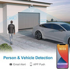 Anpviz 4K 16CH PoE Security Camera System, 8pcs Wired 8MP PoE IP Cameras Outdoor with Human Vehicle Detection, 100ft Smart Color Night Vision, 4K 16 Channel NVR with 4TB HDD for Business (U Series)