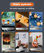 Large Mounting Putty No Trace, Museum Double Sided Tape Glue Adhesive Dots Clear Sticky Tack, Non-Toxic Picture Hanging Adhesive, 0.39 x 0.78 in (252 Pcs)