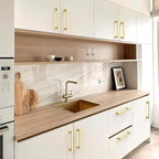 10 Pack Brushed Gold Cabinet Pulls 5 Inch(128mm) Kitchen Cabinet Handles Cabinet Hardware for Drawer Pulls