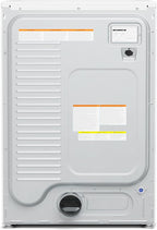 KoolMore FLD-8CWH, White Front Load 8 Cu. Ft. Dryer, Capacity Home Unit with Wrinkle Release Steam Function and Smart Sensor Dry Technology, Stainless-Steel Drum [240V], X-Large (27")