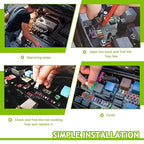 5A DC 12V-32V Manual Reset Circuit Breaker ATC/ATO Low Profile T3 Mini Blade Fuses Breakers for Car Trucks Marine Boat RV Solar and More,2 Pack