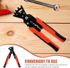 Veemoon Professional Electrician Tool Multi-function Manual Metal Bender Wire Stripper Universal Pliers for Home Improvement Construction Electrical Wiring