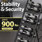 KINGRACK 4 Step Ladder with Tool Platform, Sturdy Step Stool, Anti-Slip Wide Pedals, Handrail, Foldable Step Ladder, Pass 900LBS Testing, Multi-Use for Home, Garage, Garden, Painting, Black