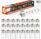 GoodBulb 32W 48 Inch T8 Fluorescent Light Bulb 3000K Warm White Medium Bi-Pin Base 3050 Lumens 86 CRI 24000 Life Hours Instant/Programmed Start (Pack of 25)