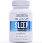 Relaxium Sleep Aid for Adults, Melatonin 5mg with Magnesium Glycinate, Sleep-Promoting Valerest & Ashwagandha, Non-Habit Forming Sleep Supplement, 60 Capsules, 30-Day Supply