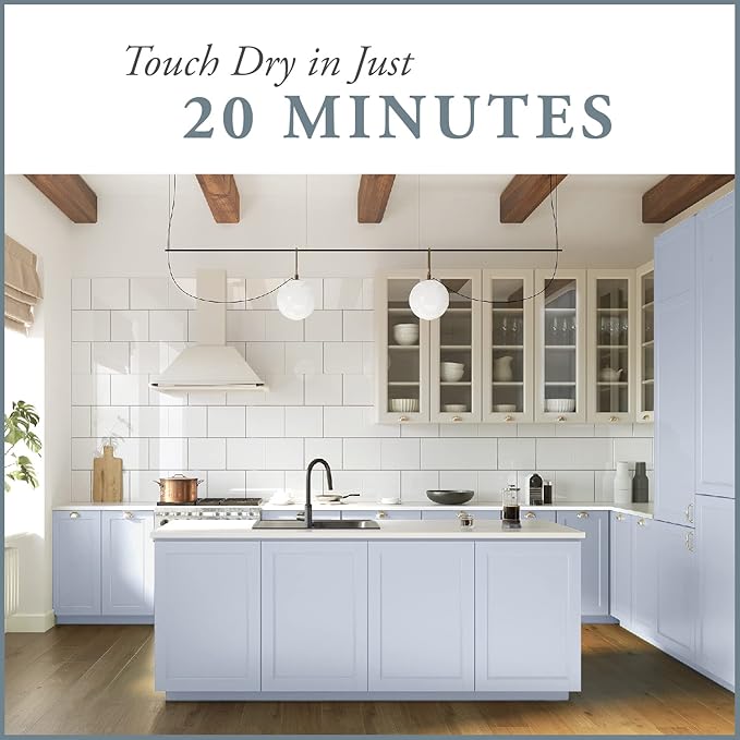 AMY HOWARD AT HOME Chalk-Based One Step Paint for Furniture, Cabinetry, Decor, Finish, and More | No Stripping, Sanding, or Priming | Ultra-Light Base | 16 Ounce | Aviary