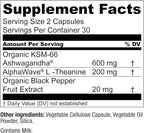 Live Conscious KSM-66 Ashwagandha Supplement w/L Theanine & AlphaWave - ZenWell Everyday Stress Relief, Mood Support, Cognitive, Brain Health - Ashwagandha for Men & Women - 60 Capsules (2-Pack)