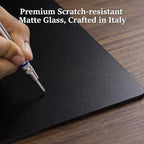 Electric Cooktop 30 Inch, Matte Glass Electric Stove Top 4 Burners with Sensor Touch Control, Fast Heat, Multiple Safety Protection, 6900W with Hard Wire for 220V~240V