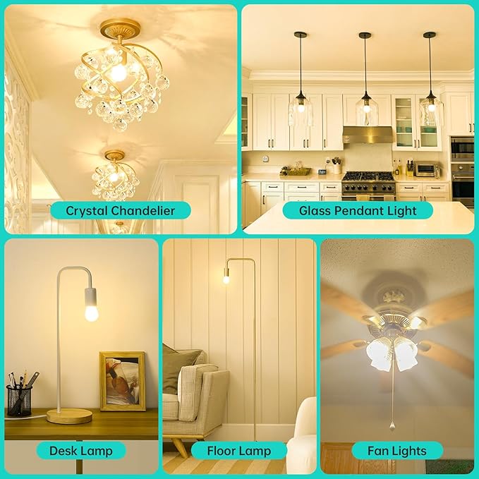 AMDTU Vintage E26 LED Edison Bulb 40W Small Globe 2700K Soft White Frosted Dimmable 40 Watt Warm G45 Medium Standard Base Bulbs Ideal for Home Lighting Fixtures Create Cozy Ambiance in Bedrooms