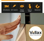 128 Self Adhesive Cabinet Door Bumpers – Sticky Brown Silicone Rubber Pads for Furniture Drawers, Kitchen Cabinets, Decor, Wall Protection – Vellax