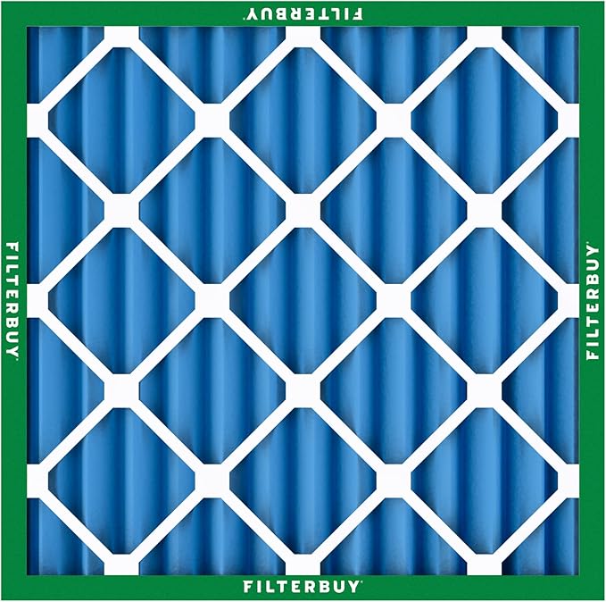 Filterbuy 20x20x2 Air Filter MERV 13 (MPR 1900) Health Defense Replacement (6-Pack), Electrostatic Pleated HVAC AC Furnace Filters, Made in USA (Actual Size: 19.50 x 19.50 x 1.75)