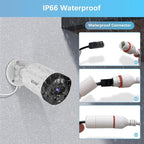 【90-Day Storage & 2-Way Audio】 5MP Outdoor Wired Security Camera System, Wired Home Security Camera System, Home Video Surveillance System