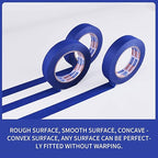 ADHES Blue Painters Tape,Blue Tape,Masking Tape for Painting,Paint Tape,Anti uv,no Residue Outdoor 1.88 inch x 60 Yard