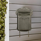 Special Lite Victoria Vertical Wall Mount Mailbox - Swedish Silver Aluminum Mailbox for Wall Mount - SVV-1013-SW