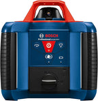 BOSCH GRL900-20HVK REVOLVE Self-Leveling Horizontal/Vertical Rotary Laser Kit, Includes Tripod, Grade Rod, Receiver, 2 D Batteries, Carrying Case, & Accessories