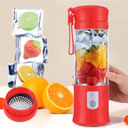 Personal Blender for Shakes and Smoothies, Portable Blender, Mini Small Juice Mixer machine for Kitchen, Office, Gym, 4000mAh (Red)