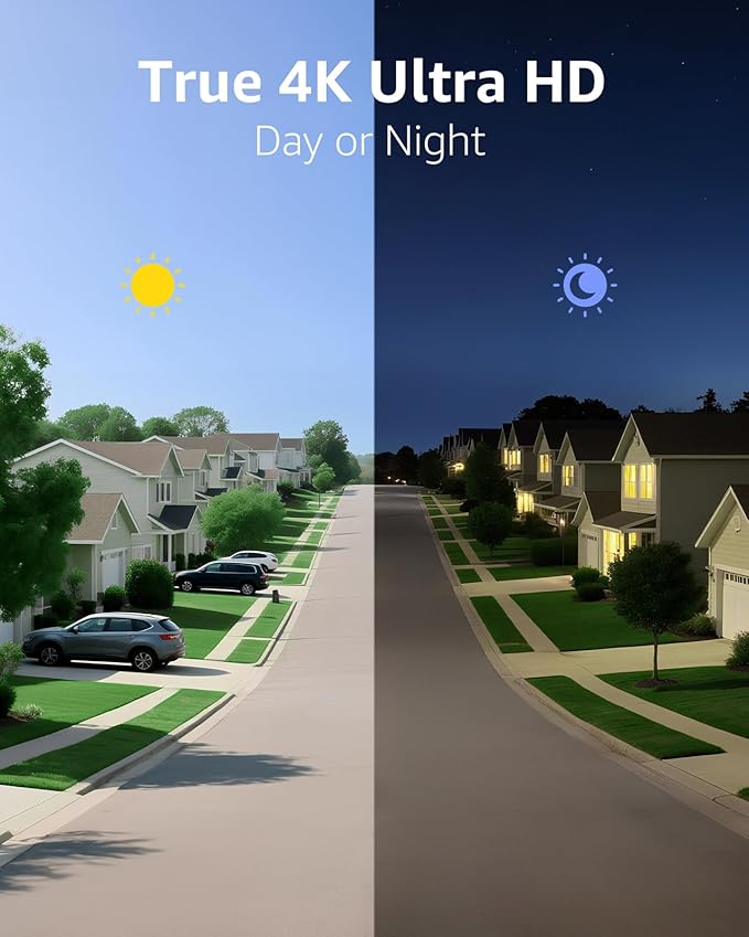 ANNKE 4K PoE Security Camera System, 12MP H.265+ 8CH NVR with 2TB Surveillance Grade HDD, 6Pcs 8MP IP Cams, Spotlight Color Night Vision, RTSP, IP67 Waterproof