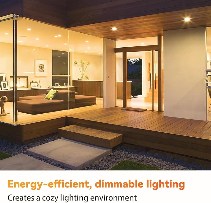 LED Flood Light Bulb Indoor, Dimmable BR30 Recessed Can Light Bulbs, 65 Watt Equivalent Efficient 9W, Soft White 2700K, E26 Standard Base, 800 LM 15000 Hour Lifetime, for Ceiling, Kitchen, 6 Pack