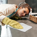 Maxcheck 100 Pcs Sticky Tack Cloth Woodworking Painters Wax and Silicone Free Tack Cloths for Removing Dust Rags Automotive Painting for Automotive, 18 x 36'' (White)