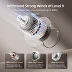 MIZUDO Tankless Water Heater Propane Outdoor Installation Max 5.1 GPM 120,000 BTU CSA Certified Constant Temp High Power On Demand Hot Water Heater for Big Family Whole House, Gen 2