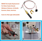 MENSI Milivolt Thermopile Replacement Parts for Reliance Whirlpool,A.O.Smith, Kenmore Brand Gas Water Heater Boilers Replace Model 100112330 9007876 9007877, Repalce 300 301 Series (1)