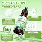 Potassium Magnesium Supplement Liquid Drops Plus Calcium Omega-3 D3 B6 K2, Organic Liquid Potassium Magnesium Aspartate, Citrate, for Leg Cramp, Vascular Muscle & Electrolyte Balance 2 Fl/Oz