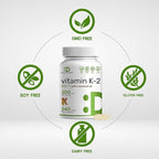 DEAL SUPPLEMENT Vitamin K2 (MK-7) 200mcg, 240 Virgin Coconut Oil Softgels | Premium Menaquinone-7 Form, Easily Absorbed Vitamin K Supplement – Bone, Joint, & Immune Support – Non-GMO
