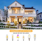 15" Dusk to Dawn Black Outdoor Wall Lantern 2-Light, Outside Modern Wall Sconce Light Fixture, Industrial Porch Light with E12 Sockets, Waterproof Exterior Lamp Lighting, Black