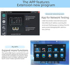 Koolertron 7" IPS Touch Screen 4K H.265 IP Camera Tester - POE/WiFi, CVBS Analog Tester, HDMI Output, RJ45 TDR, 8GB TF Card, Dual Window Test, Firmware Upgrade