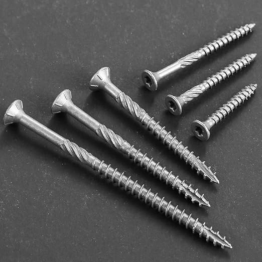10 * 3-1/2" 304 Stainless Steel Deck Screws, (975pcs) 15 lbs.Exterior Wood Screws, Rust Resistant epoxy Coated, Bronze, T25 Star Bit
