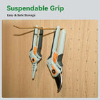 PrunePro 8" Professional Pruning Shears for Gardening Bypass Hand Pruner Stainless Steel Sharp Garden Scissors Plant Flower Rose Garden Clipper - 2 Pack