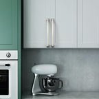 Asidrama 10 Pack 7 Inch(177mm) Hole Centers Kitchen Cabinet Handles, Brushed Satin Nickel Cabinet Pulls Kitchen Cabinet Hardware for Cupboard Drawer Pulls