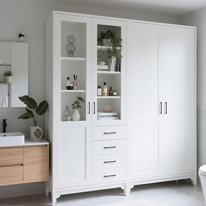 10 Pack 6.3 Inch(160mm) Hole Center Oil Rubbed Bronze Modern Cabinet Pulls Kitchen Cabinet Handles Kitchen Cabinet Hardware Timeless Drawer Pulls for Dresser Cupboard Wardrobe, ORB(6.3x10)