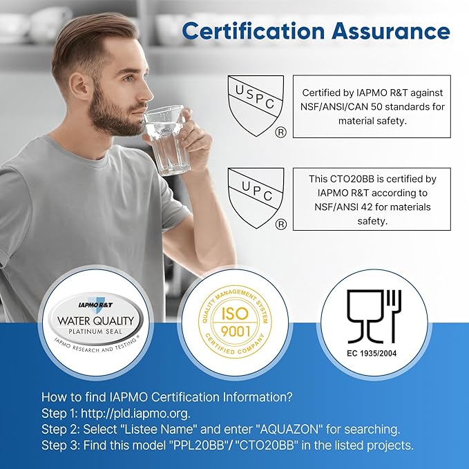 PUREPLUS 4.5"x 20" 3-Stage Whole House Water Filter Cartridge Combo Kit with Pleated Sediment, Iron & Manganese Reduce, and Activated Carbon Block Filter - 5 Micron Water Filtration Replacement Kit