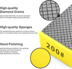1pcs Diamond Hand Polishing Pads for Ceramic Tile Glass Grinding,Sanding Blocks Polishing 200#