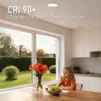 TORCHSTAR Basic Series 12-Pack 6 Inch Ultra-Thin LED Recessed Lighting with Junction Box, CRI90, Aluminum, 4000K Cool White, 5%-100% Dimmable Slim Recessed Downlight, 12W 1100LM, ETL and Energy Star