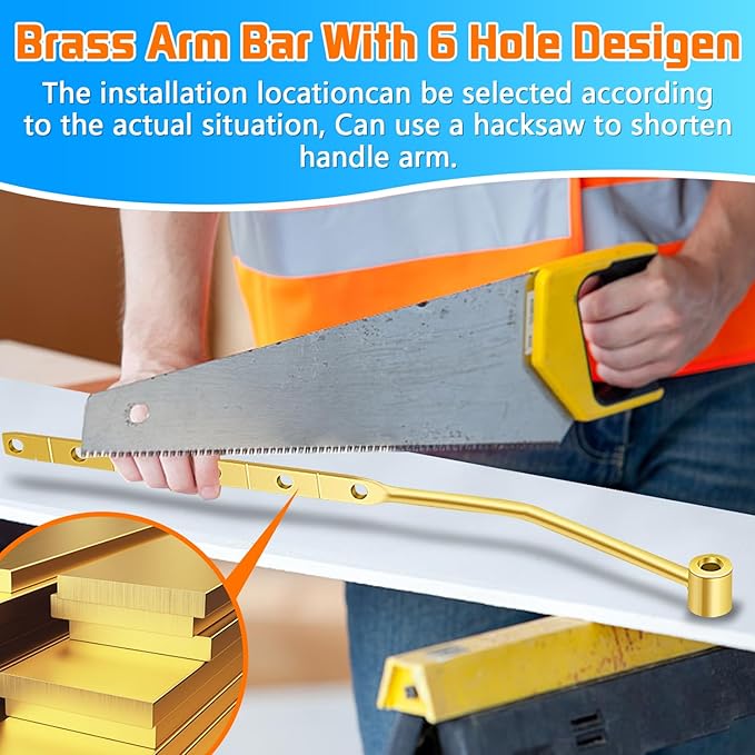 Boltigen Toilet Handle Replacement Kit, Front Mount Flush Handle for Toilet Tank, White Toilet Lever Replacement with Stainless Steel Flapper Chains, for Universal Toilets Flush Repair