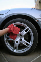 Avalon Towels Cotton Shop Rags – (Pack of 100) Size 12x14 Inches Cleaning Rags – Absorbent Shop Towels and Multipurpose Cleaning Towels for Automobiles, Industries, Garage and Homes (Red)