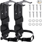 2 Pack Fire Extinguisher Brackets- 2.5 LB Fire Extinguisher Wall Mount Bracket- Metal Heavy Duty Fire Extinguishers Holder for Home, Car, RV, Truck, Mini Fire Extinguishers (Non-Universal)